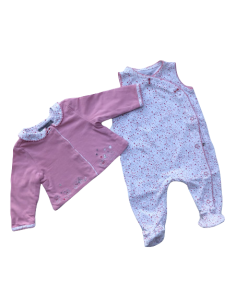 Pijama velours lapin 6 mois Bambini Abbigliamento bambina Abbigliamento neonate Salopette Gémo Salopette 